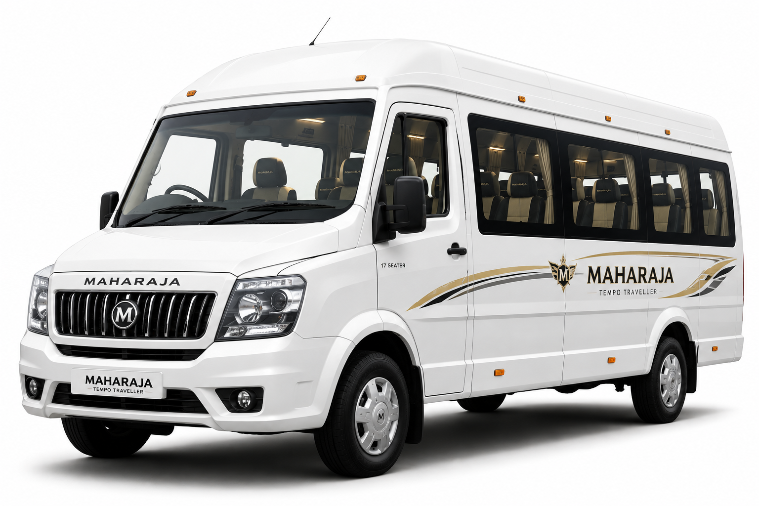 17 Seater Maharaja Tempo Traveller Rental in Goa